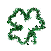 Op deze afbeelding zie je een Decoratie, van het merk Widmann. Ierse Tinsel, Shamrock St. Patricks Day