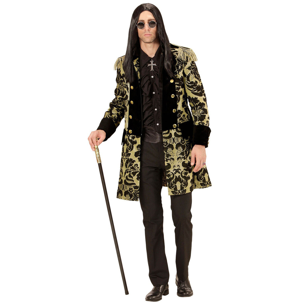 Op deze afbeelding zie je een Kostuums, van het merk Widmann. Royale Paradejas Goud Man