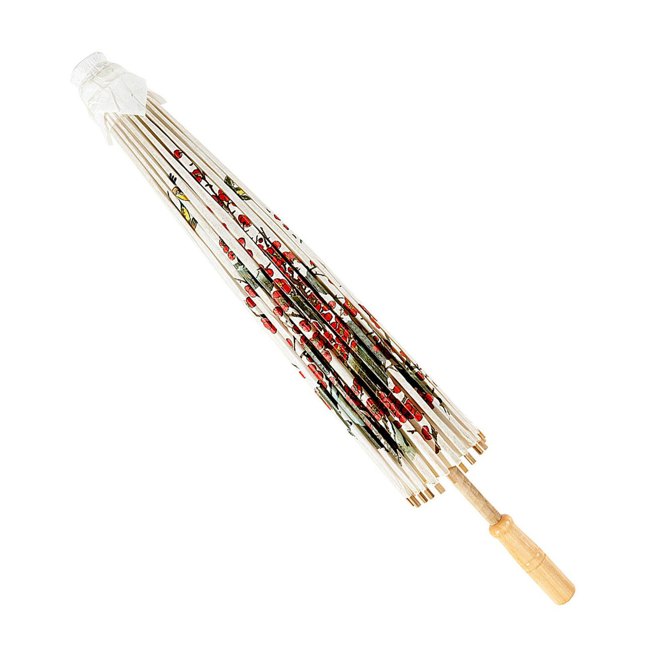 Op deze afbeelding zie je een Accessoires, van het merk Widmann. Hanzou Oosterse Paraplu Rijstpapier, Wit