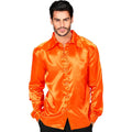 Cool Dancer Discoshirt 70s, Oranje Man