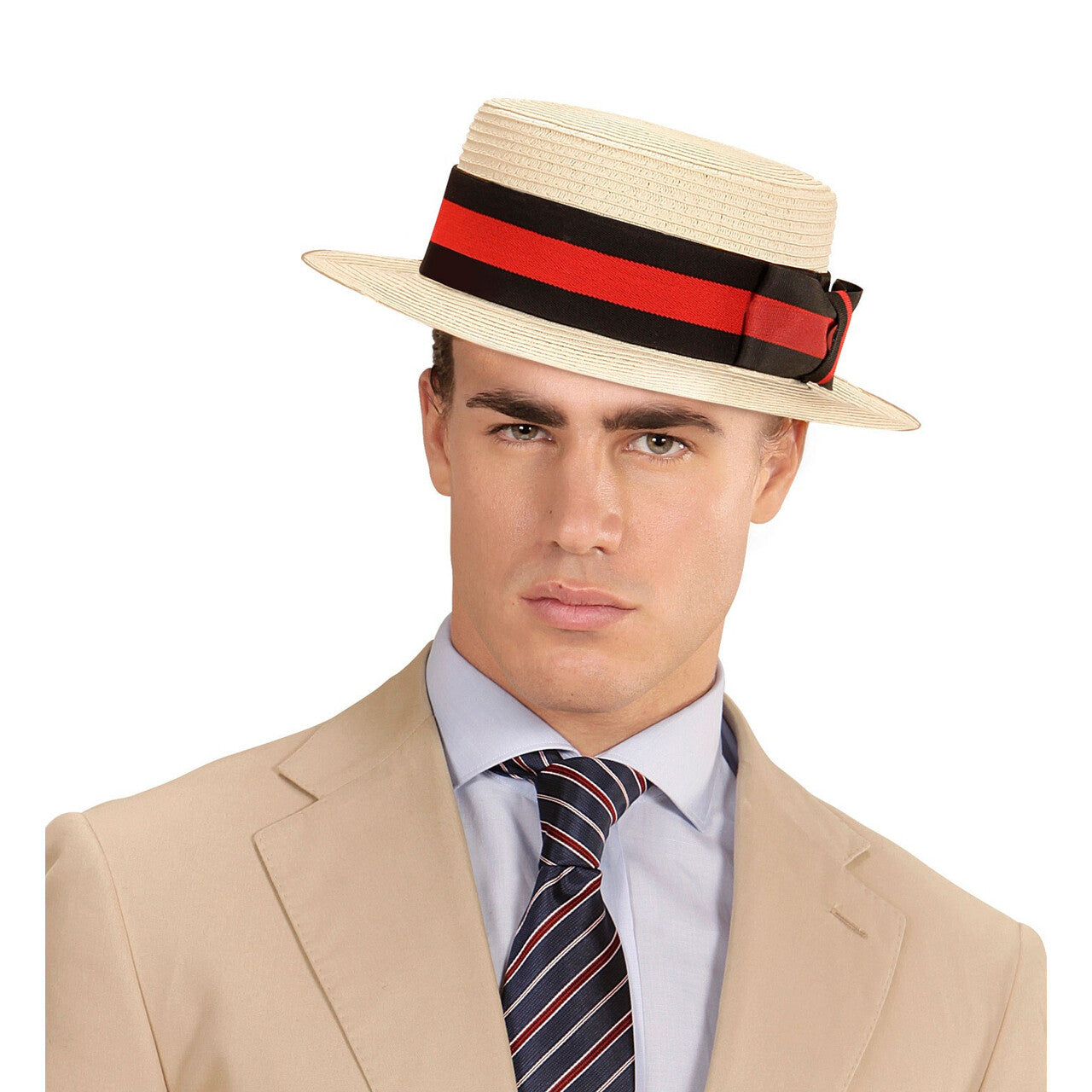 Op deze afbeelding zie je een Accessoires, van het merk Widmann. Venetie Luxe Veerman Hoed
