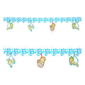 Jongen Slinger Hartjes Met Babies Blauw