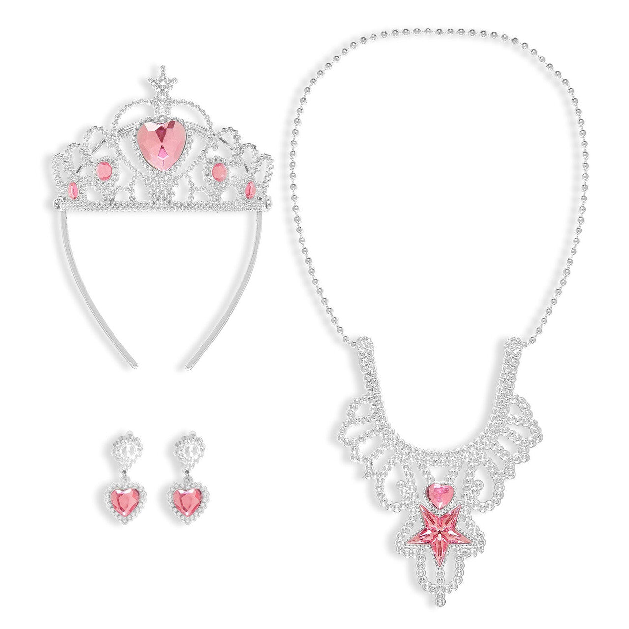 Op deze afbeelding zie je een Accessoires, van het merk Widmann. Kinder Juwelenset Prinses