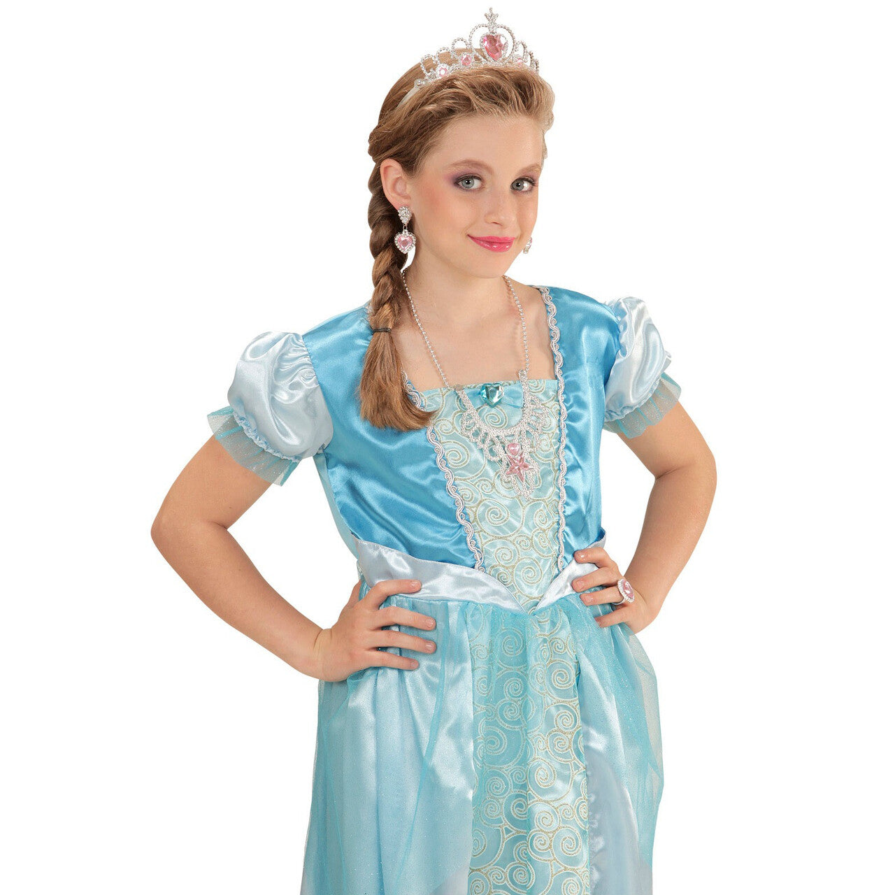 Op deze afbeelding zie je een Accessoires, van het merk Widmann. Kinder Juwelenset Prinses