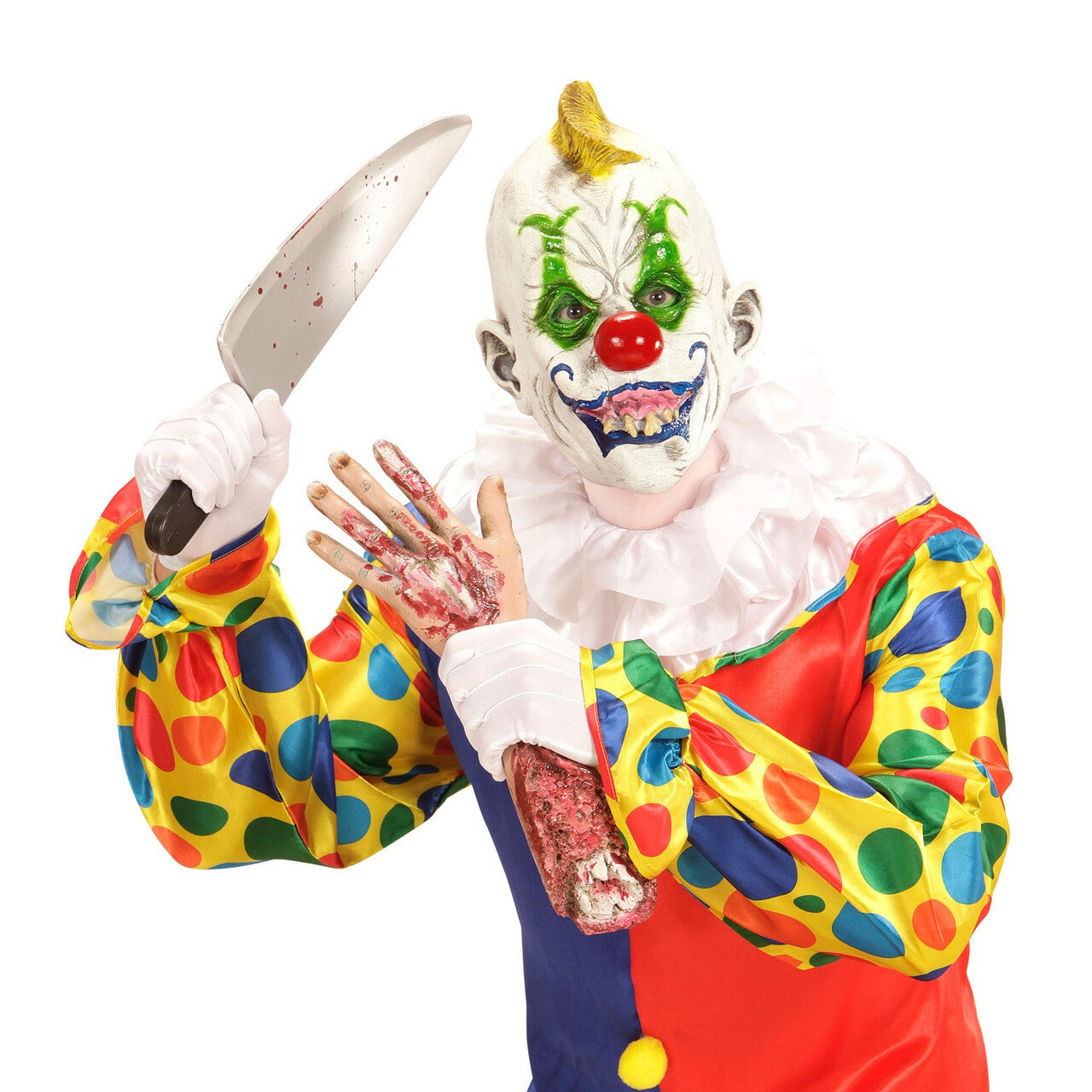 Op deze afbeelding zie je een Accessoires, van het merk Widmann. Crazy Keessie Masker Enge Gekke Clown