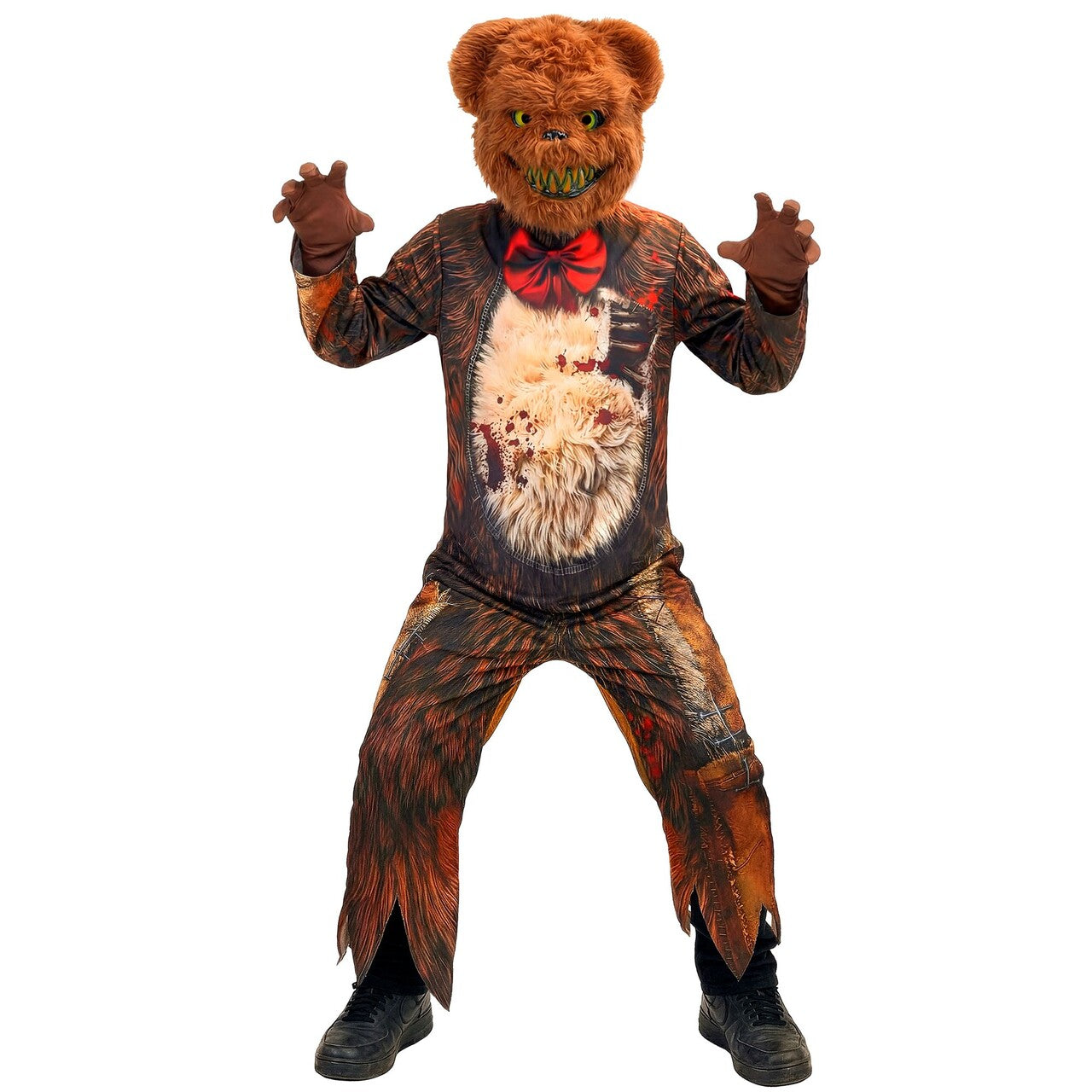 Op deze afbeelding zie je een Kostuums, van het merk Widmann. Evil Teddy The Bear Kind Kostuum