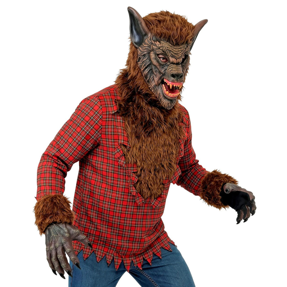 Op deze afbeelding zie je een Kostuums, van het merk Widmann. Full Moon Weerwolf Man Kostuum