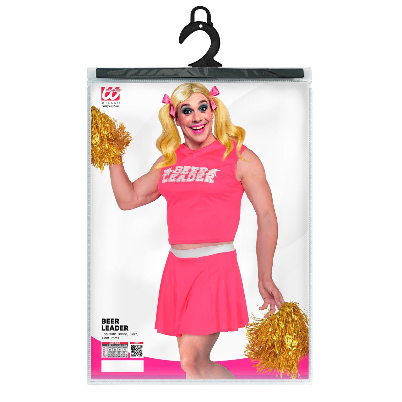 Op deze afbeelding zie je een Kostuums, van het merk Widmann. Brenda Beer Leader Man Kostuum