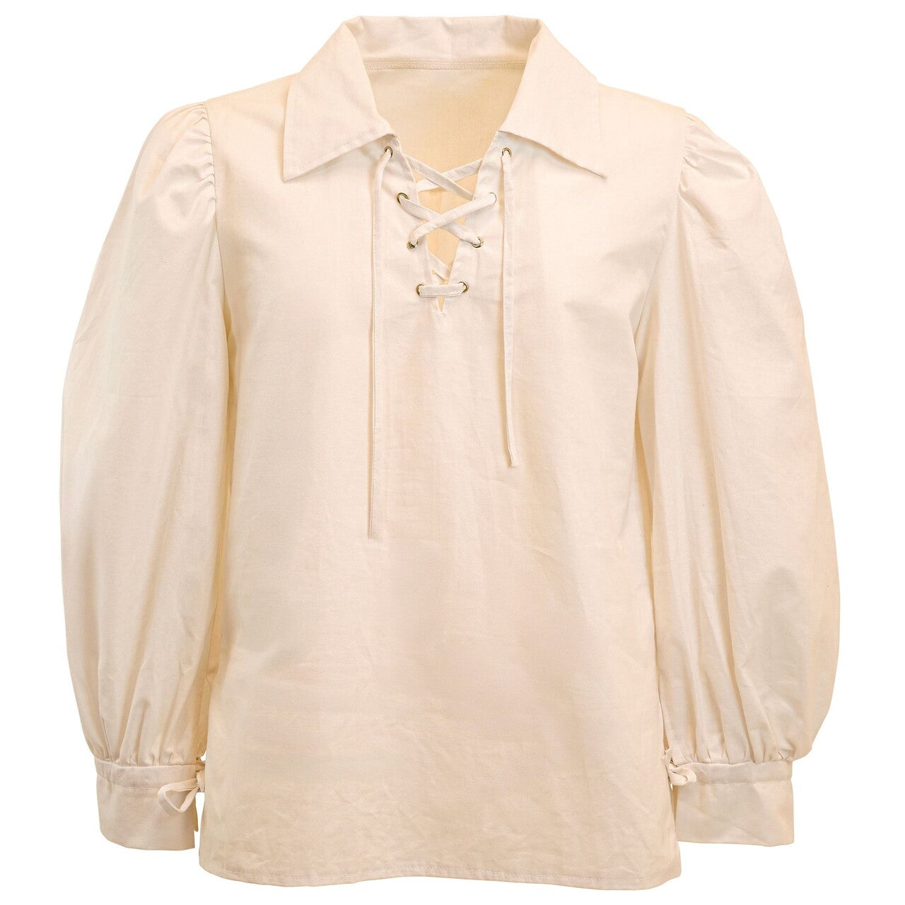 Op deze afbeelding zie je een Kostuums, van het merk Widmann. Beige Shirt Middeleeuwen Of Piraat Man
