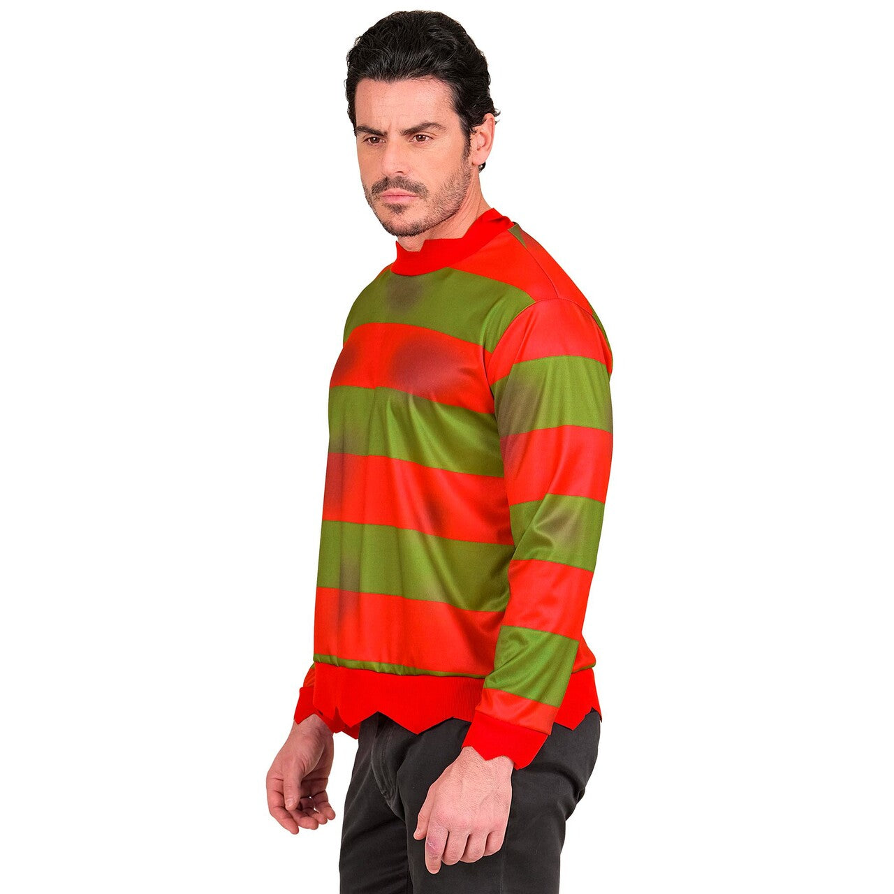 Op deze afbeelding zie je een Kostuums, van het merk Widmann. Freddy Fright Shirt Man