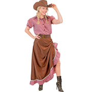 Op deze afbeelding zie je een Kostuums, van het merk Widmann. Saloon Girl Betsy Vrouw Kostuum