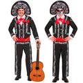 Mariachi De Los Muertos Man Kostuum