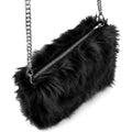 Zachte Pluche Hand Tas Zwart
