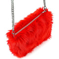 Zachte Pluche Hand Tas Rood