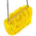 Zachte Pluche Hand Tas Geel