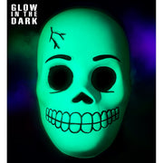 Op deze afbeelding zie je een Accessoires, van het merk Widmann. Glow In The Dark Masker Skully