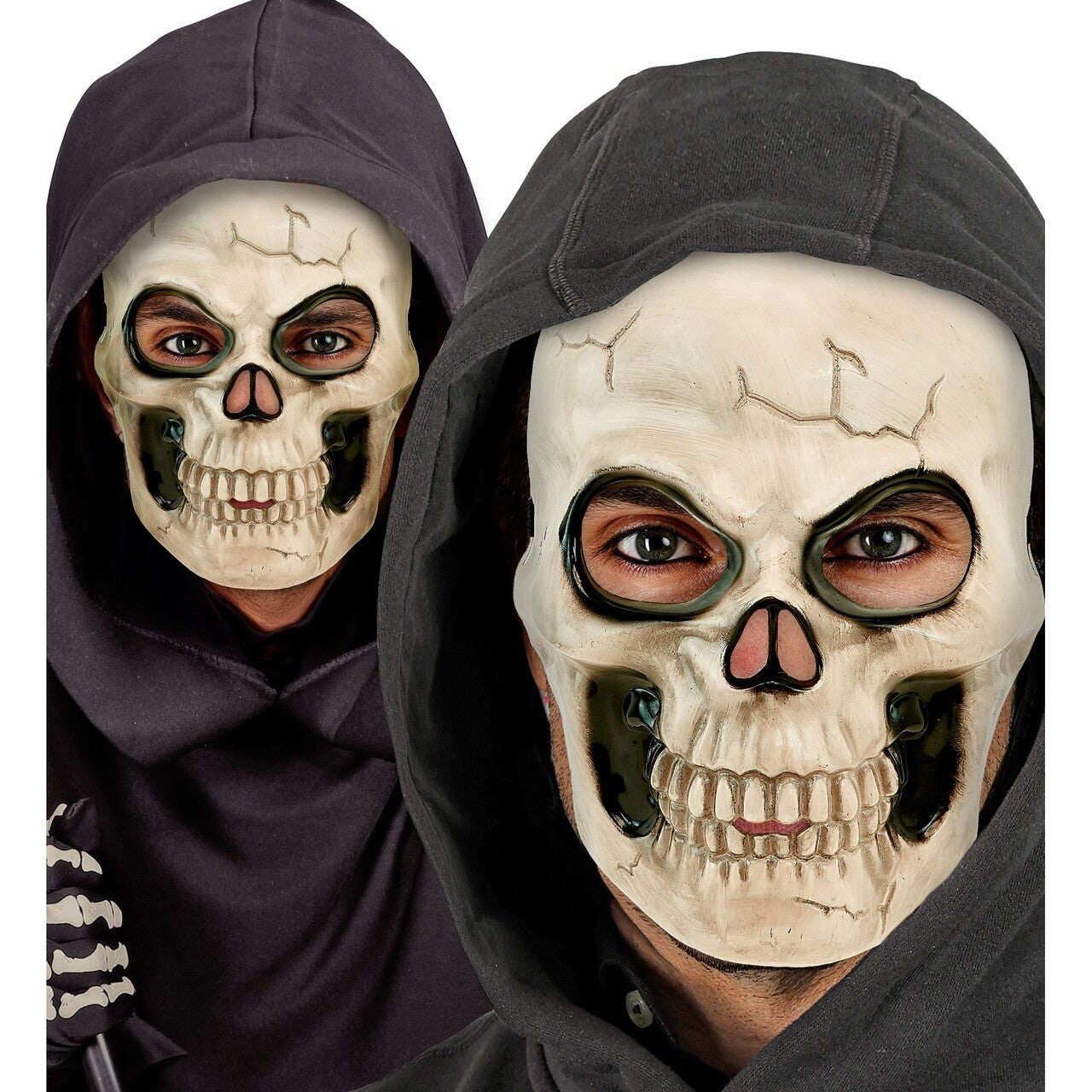 Op deze afbeelding zie je een Accessoires, van het merk Widmann. Scary Death Skull Masker