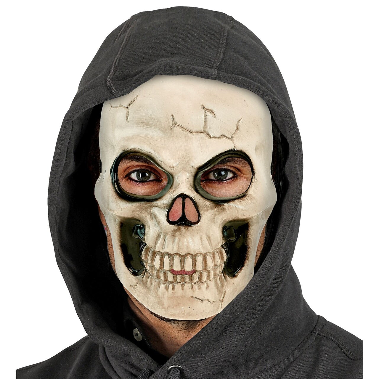 Op deze afbeelding zie je een Accessoires, van het merk Widmann. Scary Death Skull Masker