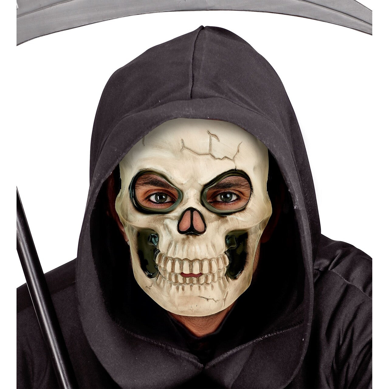 Op deze afbeelding zie je een Accessoires, van het merk Widmann. Scary Death Skull Masker