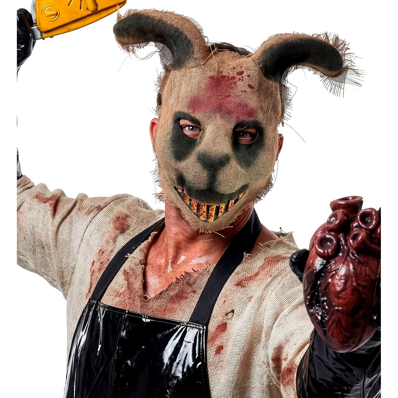 Op deze afbeelding zie je een Accessoires, van het merk Widmann. Hit By A Rabbit Masker
