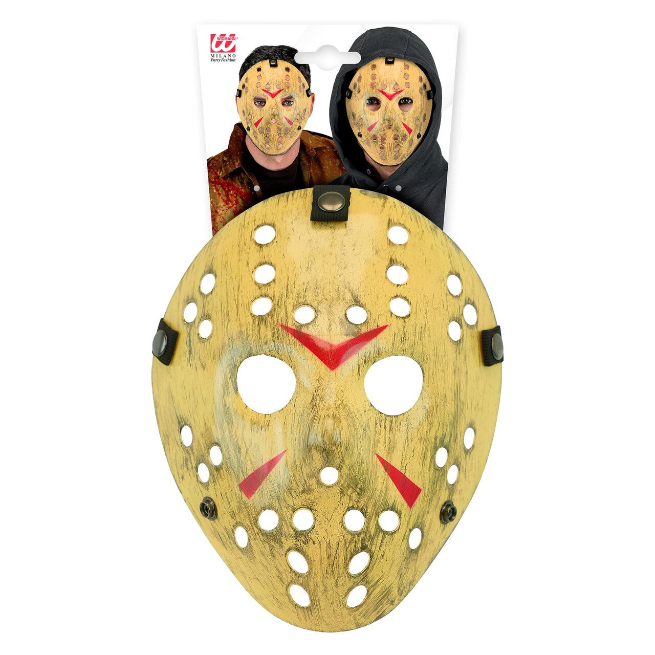 Op deze afbeelding zie je een Accessoires, van het merk Widmann. Murder Hockey Masker