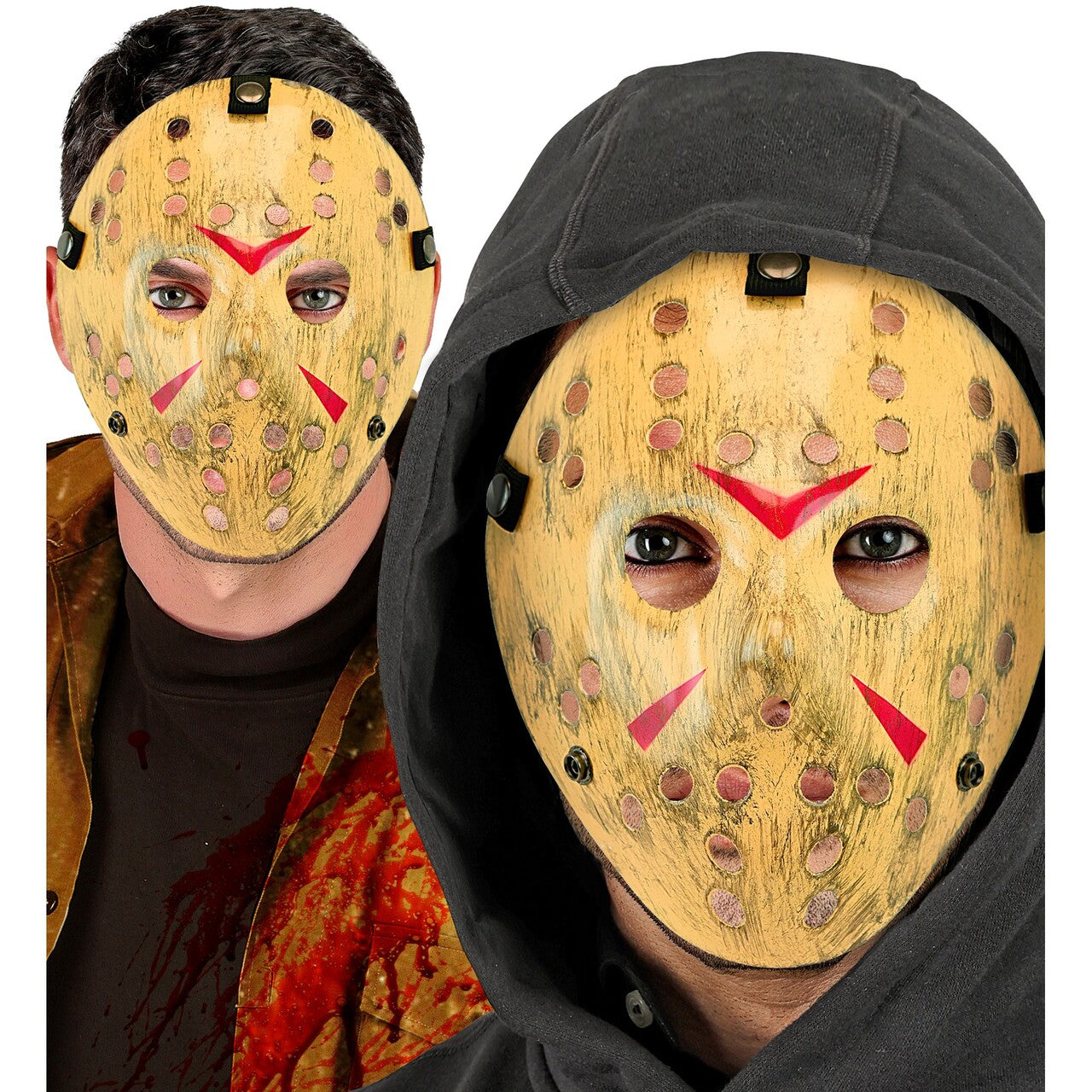 Op deze afbeelding zie je een Accessoires, van het merk Widmann. Murder Hockey Masker