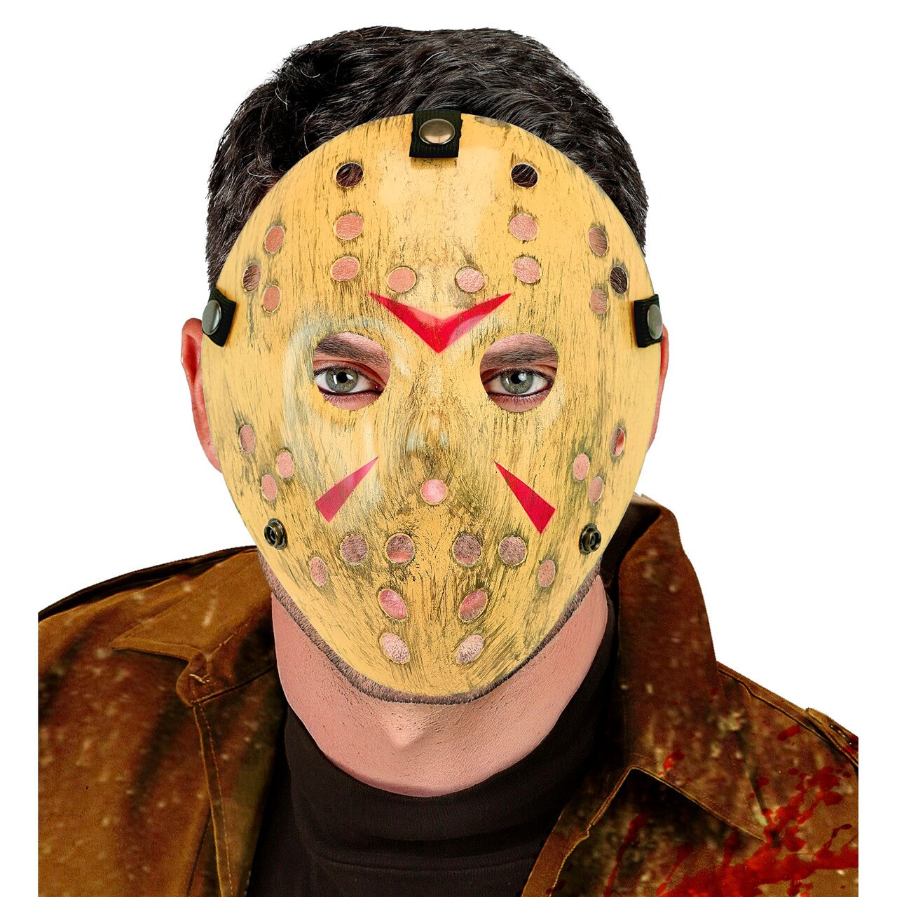 Op deze afbeelding zie je een Accessoires, van het merk Widmann. Murder Hockey Masker