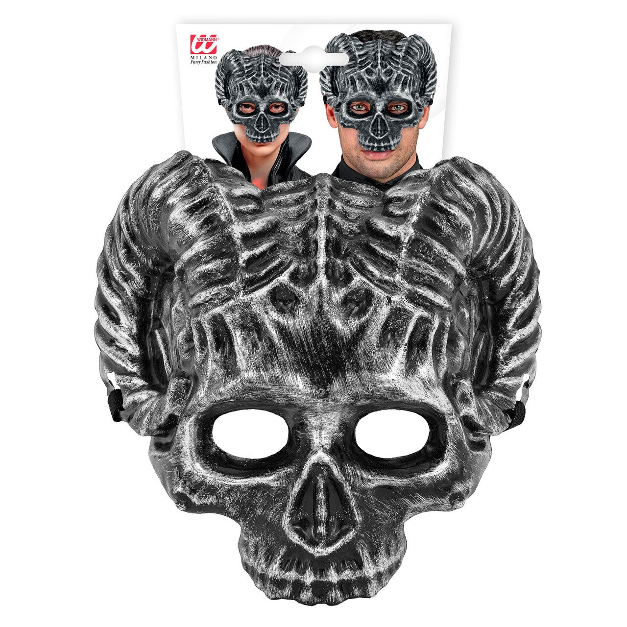 Op deze afbeelding zie je een Accessoires, van het merk Widmann. Masker Skull Ram