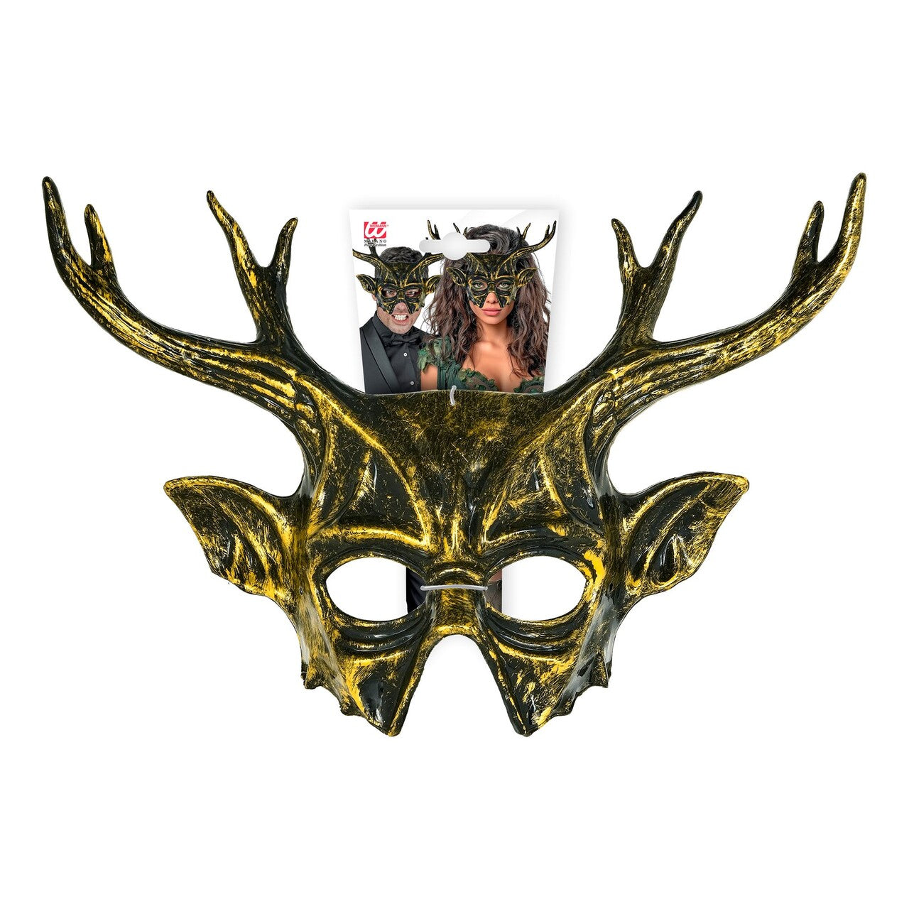 Op deze afbeelding zie je een Accessoires, van het merk Widmann. Oh Deer Skull Masker