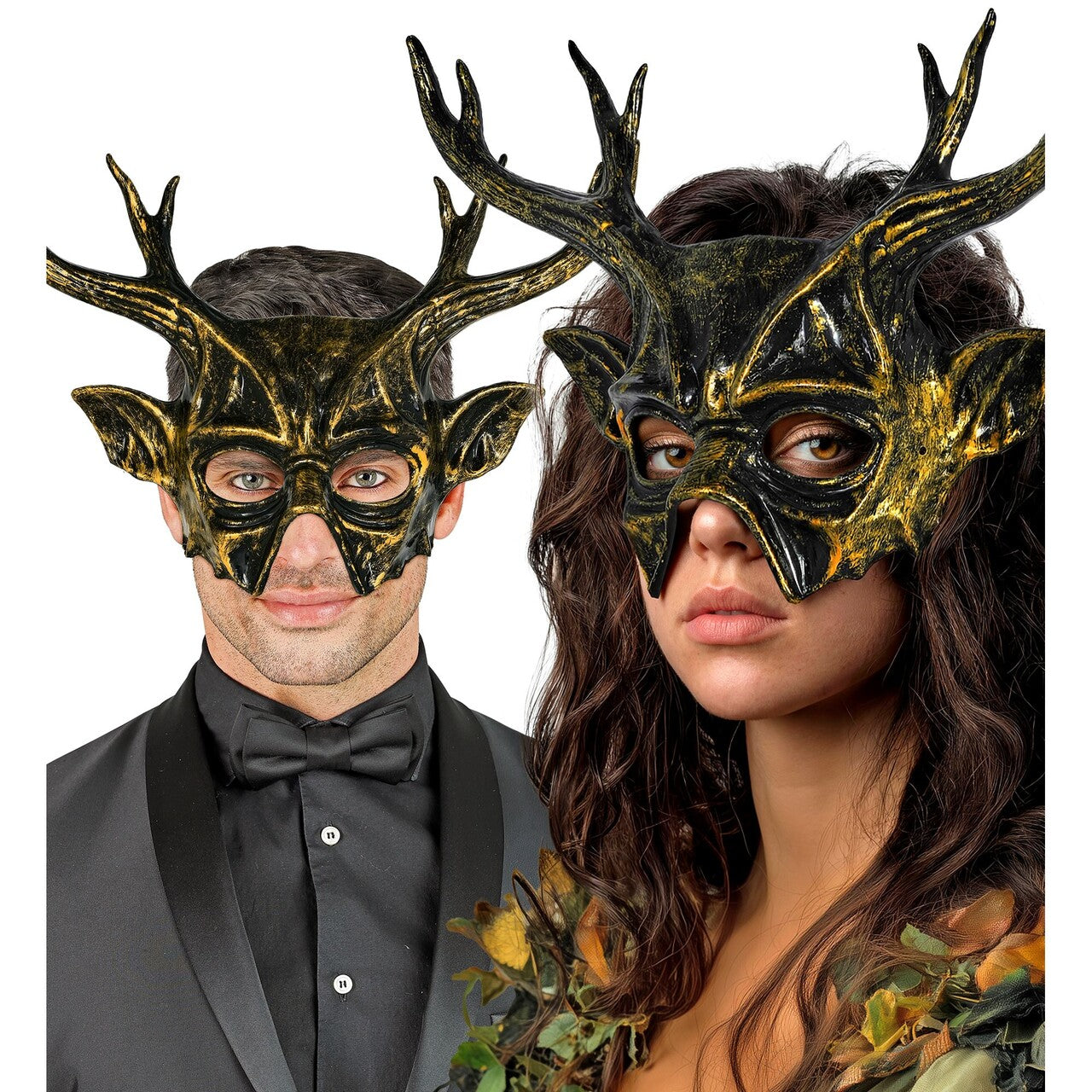 Op deze afbeelding zie je een Accessoires, van het merk Widmann. Oh Deer Skull Masker