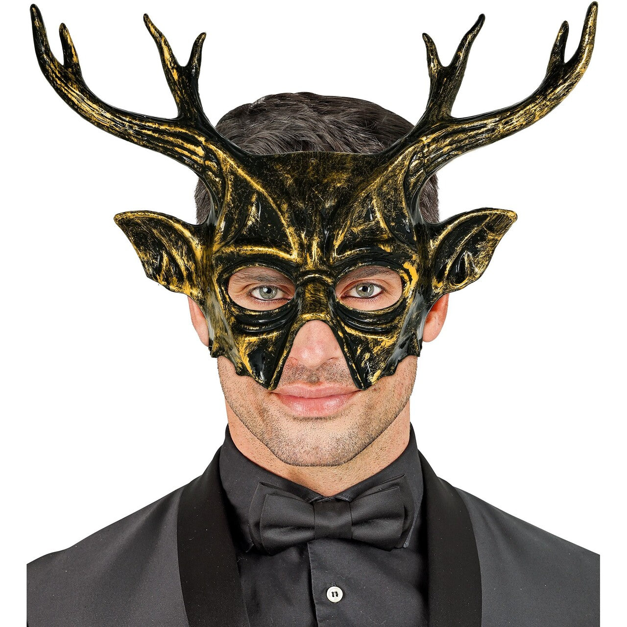 Op deze afbeelding zie je een Accessoires, van het merk Widmann. Oh Deer Skull Masker