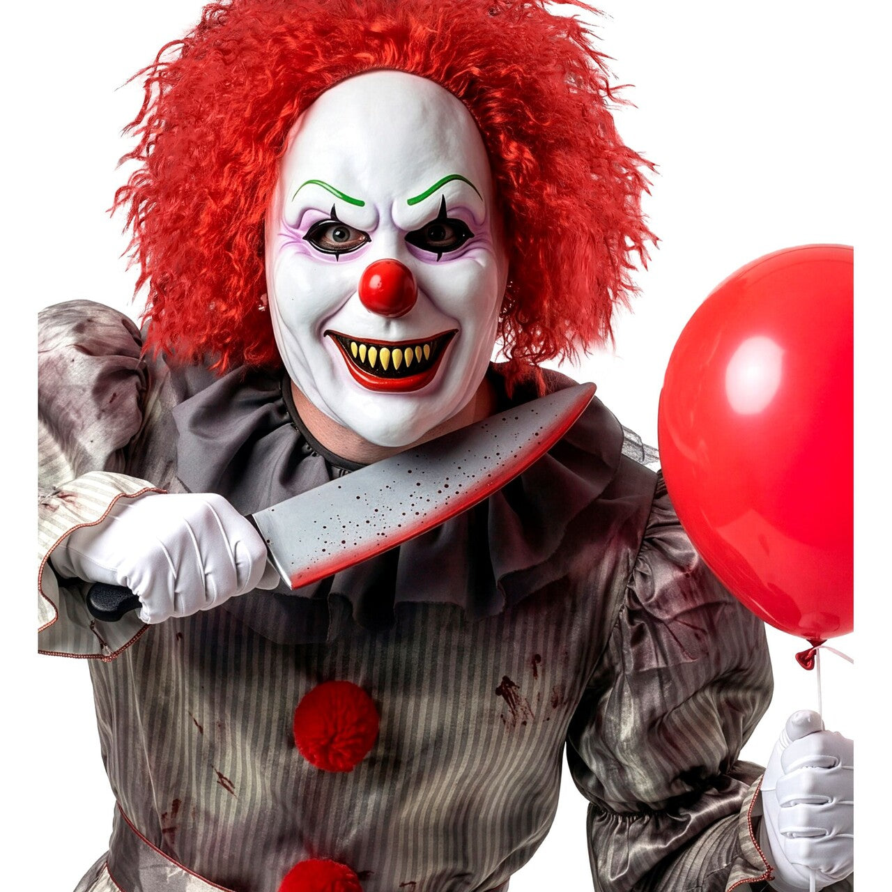 Op deze afbeelding zie je een Accessoires, van het merk Widmann. Masker Laatst Lachende Clown