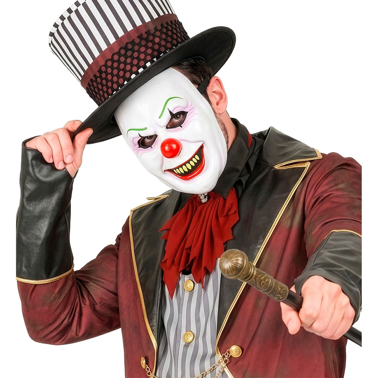 Op deze afbeelding zie je een Accessoires, van het merk Widmann. Masker Laatst Lachende Clown