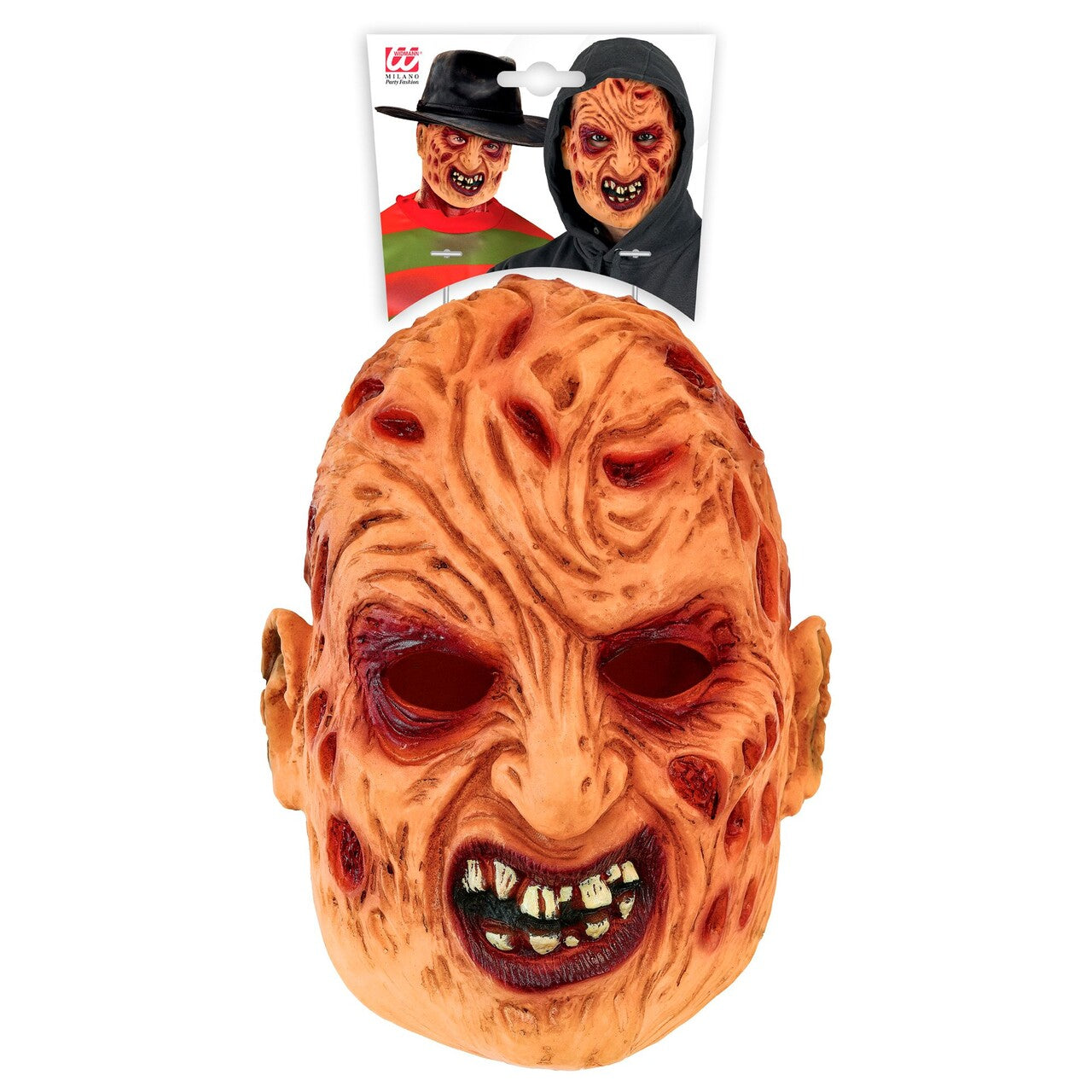 Op deze afbeelding zie je een Accessoires, van het merk Widmann. Freddy Latex Hoofdmasker