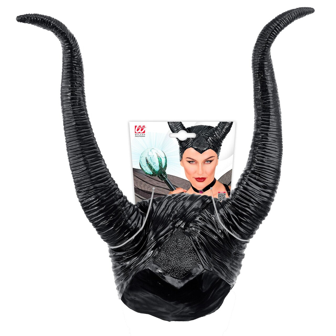 Op deze afbeelding zie je een Accessoires, van het merk Widmann. Malefica Hoorns