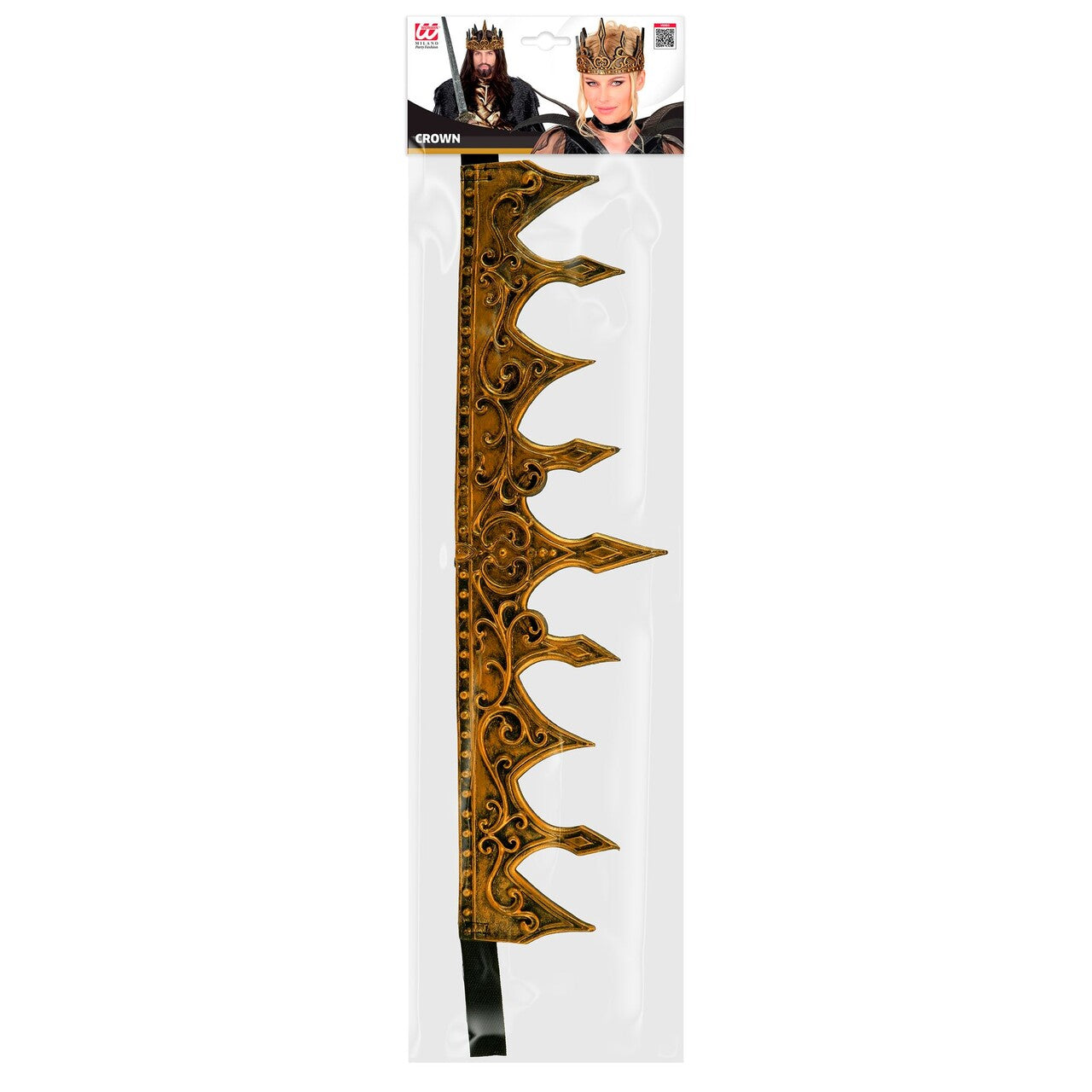 Op deze afbeelding zie je een Accessoires, van het merk Widmann. Historische Gouden Koningskroon