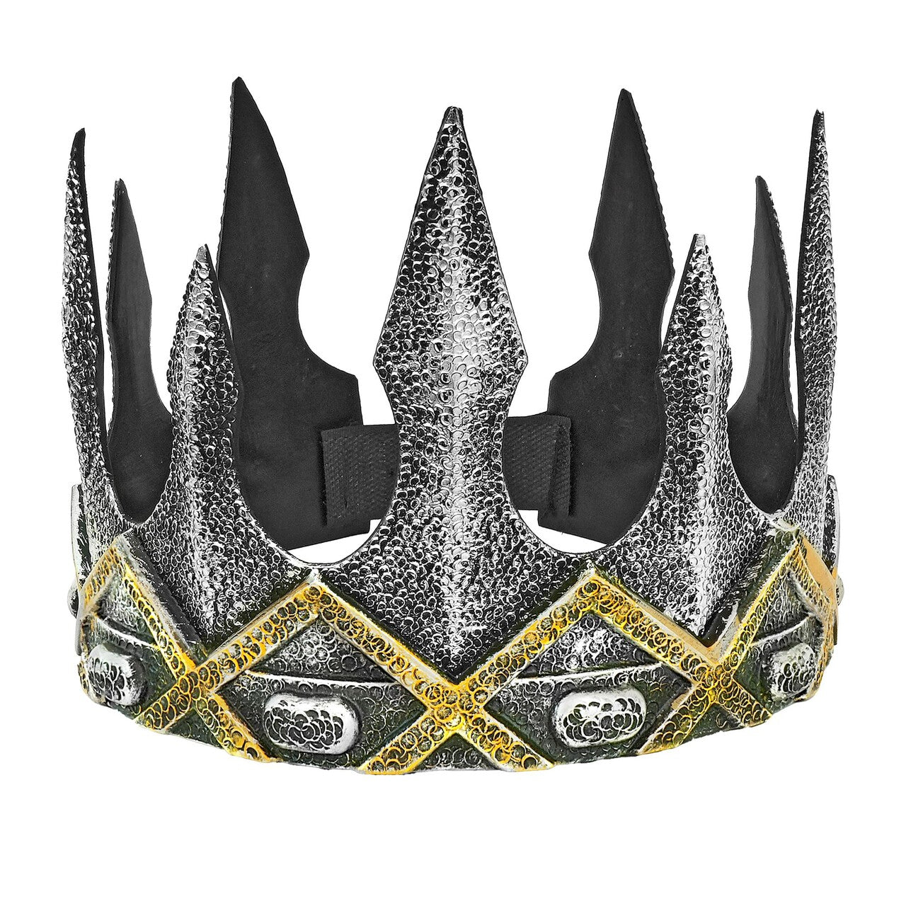 Op deze afbeelding zie je een Accessoires, van het merk Widmann. Historische Zilveren Koningskroon