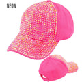 Neon Roze Strass Pet
