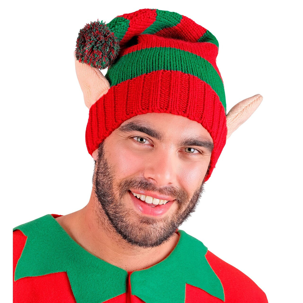 Op deze afbeelding zie je een Accessoires, van het merk Widmann. Santas Little Helper Elf Muts