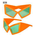 Cat Eye Bril Neon Oranje
