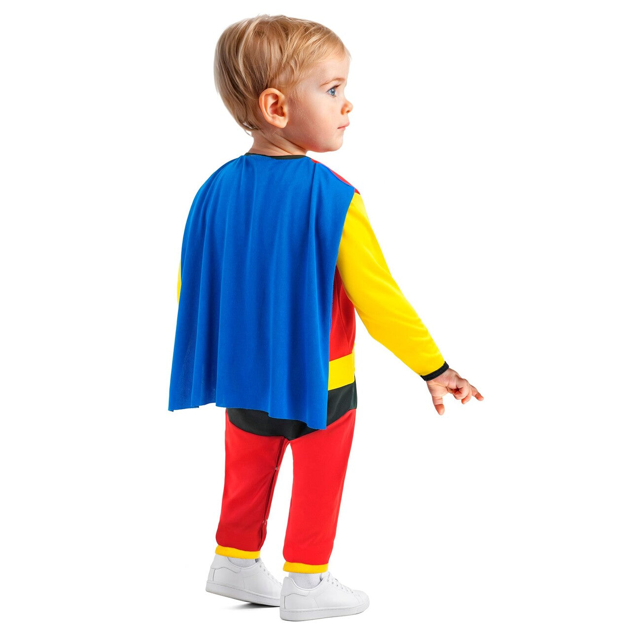 Op deze afbeelding zie je een Kostuums, van het merk Widmann. Superbaby Baas Mom Hero Jongen Kostuum