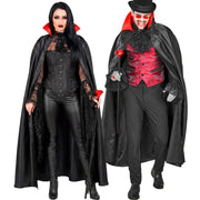 Op deze afbeelding zie je een Kostuums, van het merk Widmann. Vampier Vlammer Cape Unisex