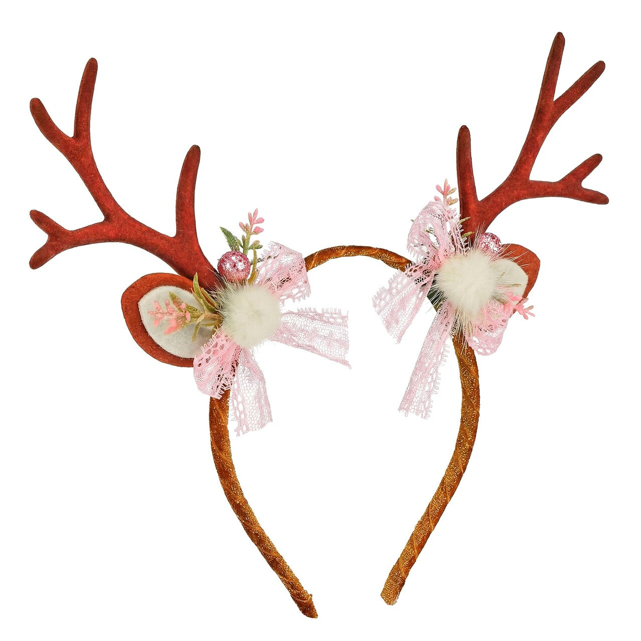 Op deze afbeelding zie je een Accessoires, van het merk Widmann. Rendiergewei Diadeem