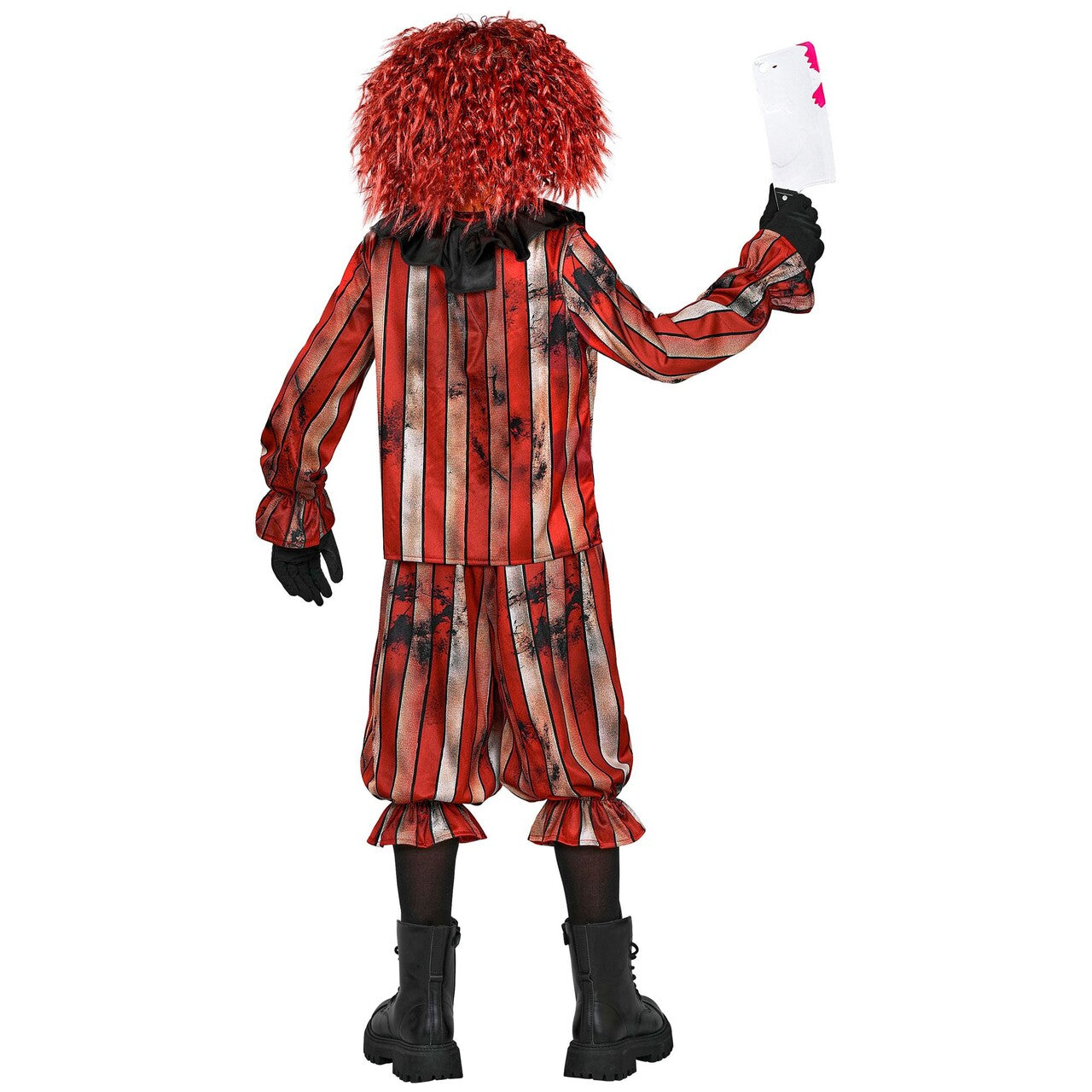 Op deze afbeelding zie je een Kostuums, van het merk Widmann. Nachtmerrie Clown Jongen Kostuum