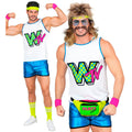 Jaren 80 Aerobicsbaas Man Kostuum