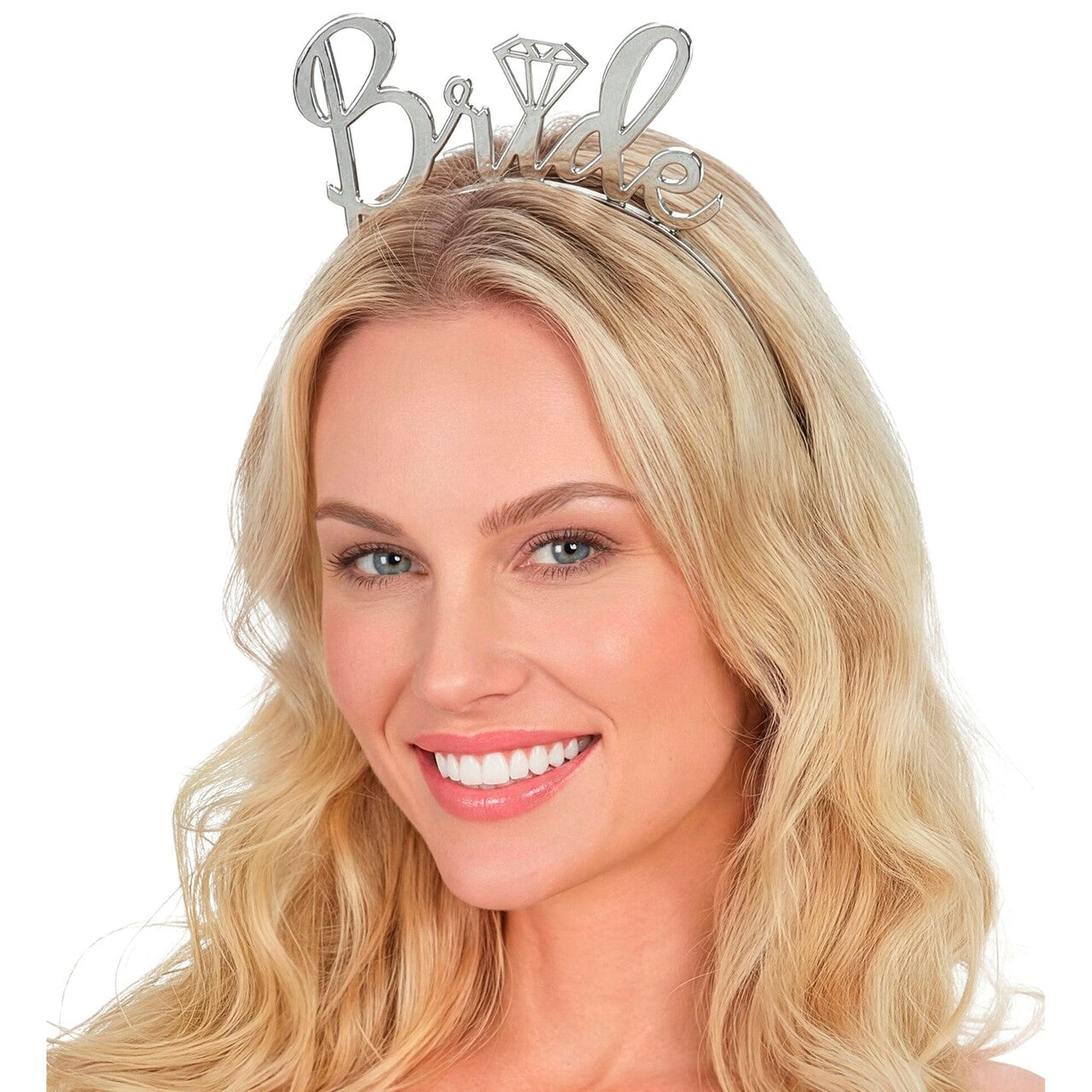 Op deze afbeelding zie je een Accessoires, van het merk Widmann. Tiara Bride Met Diamant