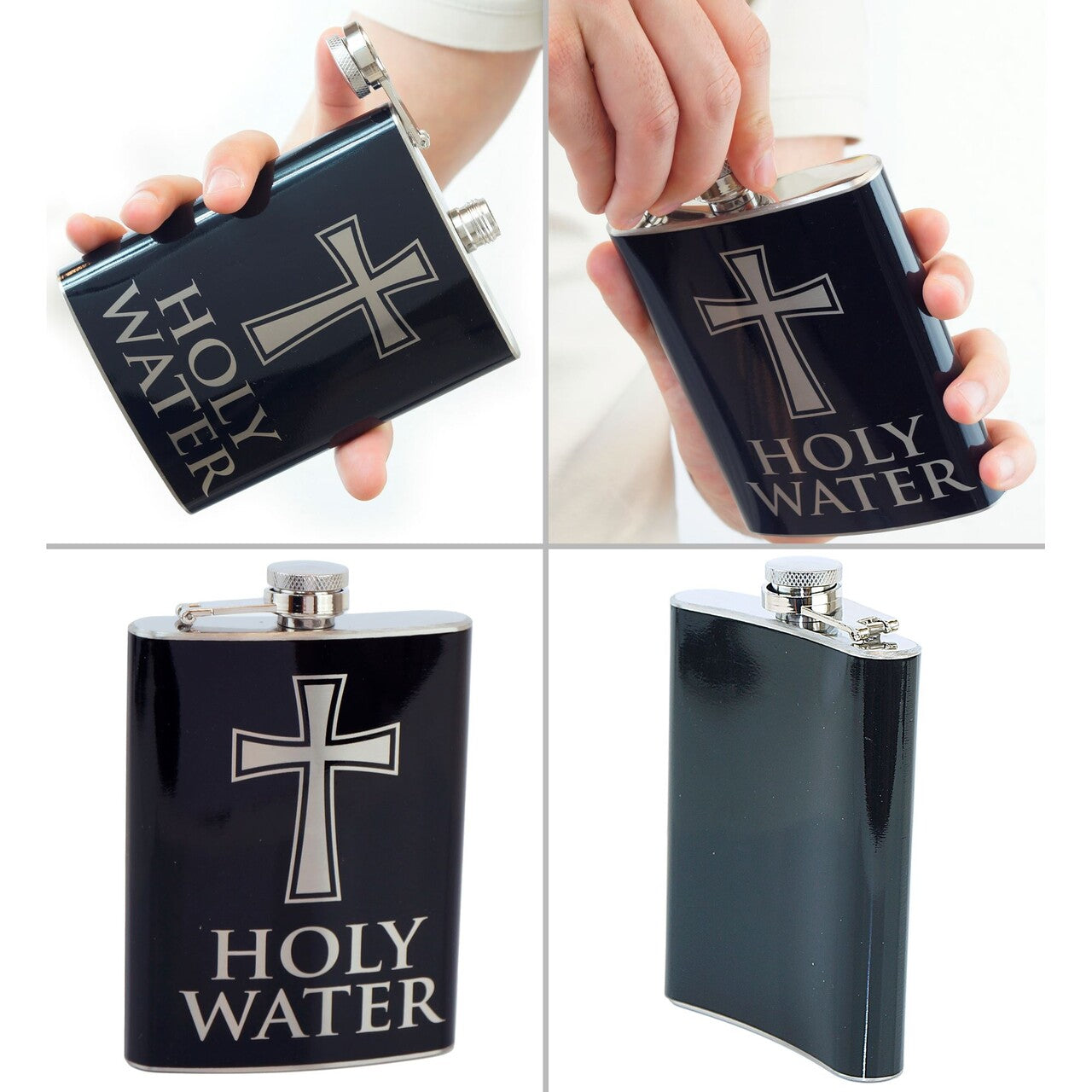 Op deze afbeelding zie je een Accessoires, van het merk Widmann. Holy Water Fles