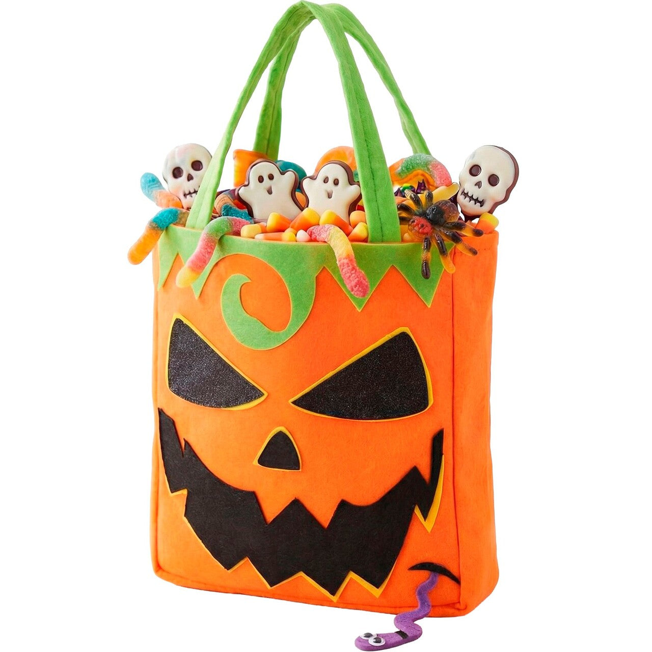Op deze afbeelding zie je een Accessoires, van het merk Widmann. Trick Or Treat Pompoen Tas