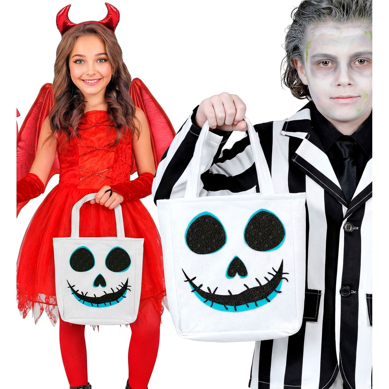 Op deze afbeelding zie je een Accessoires, van het merk Widmann. Trick Or Treat Spook Tas