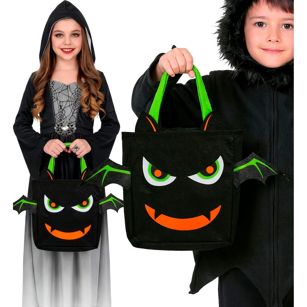 Op deze afbeelding zie je een Accessoires, van het merk Widmann. Trick Or Treat Vleermuis Tas
